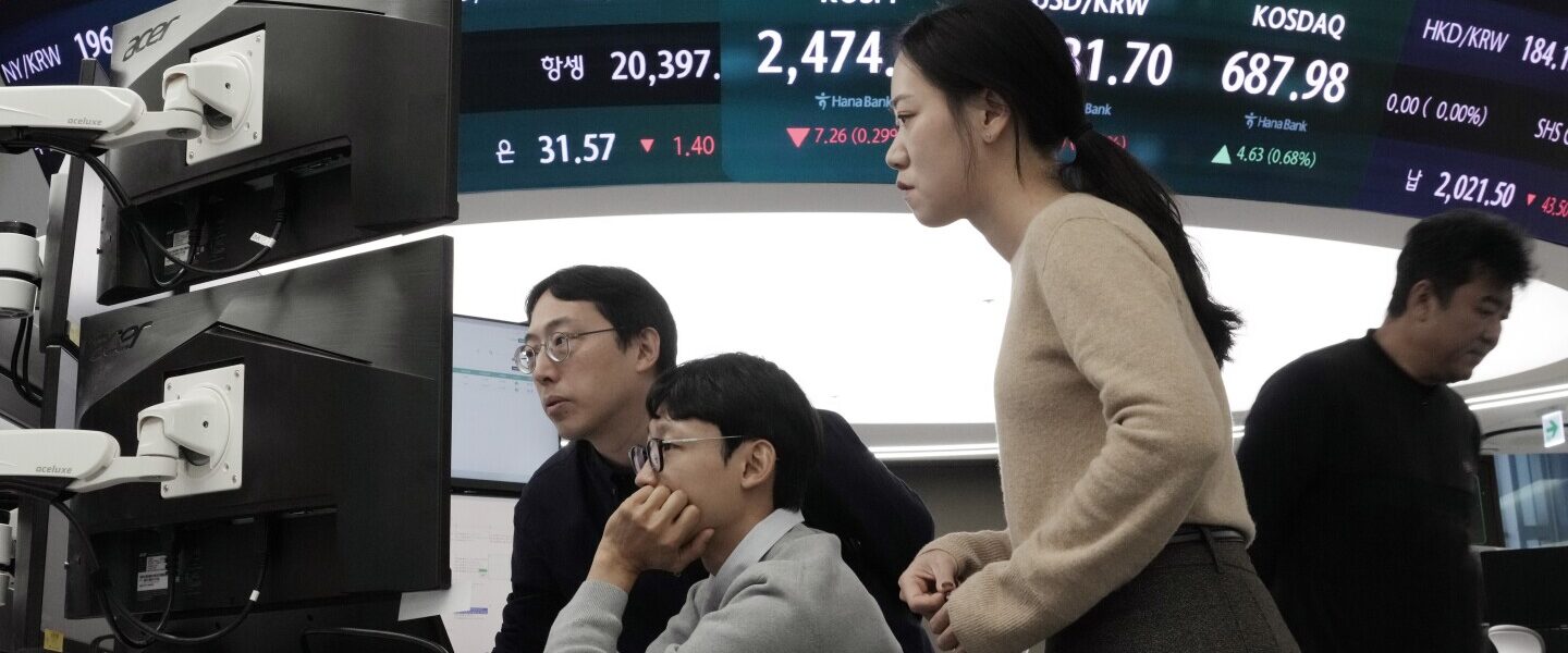 Stock market today: Asian shares mostly decline amid investor worries, and Tokyo stays closed